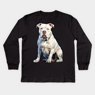 American Bulldog Kids Long Sleeve T-Shirt